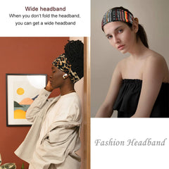 YONUF headband worn during yoga showing sweat control and secure fit