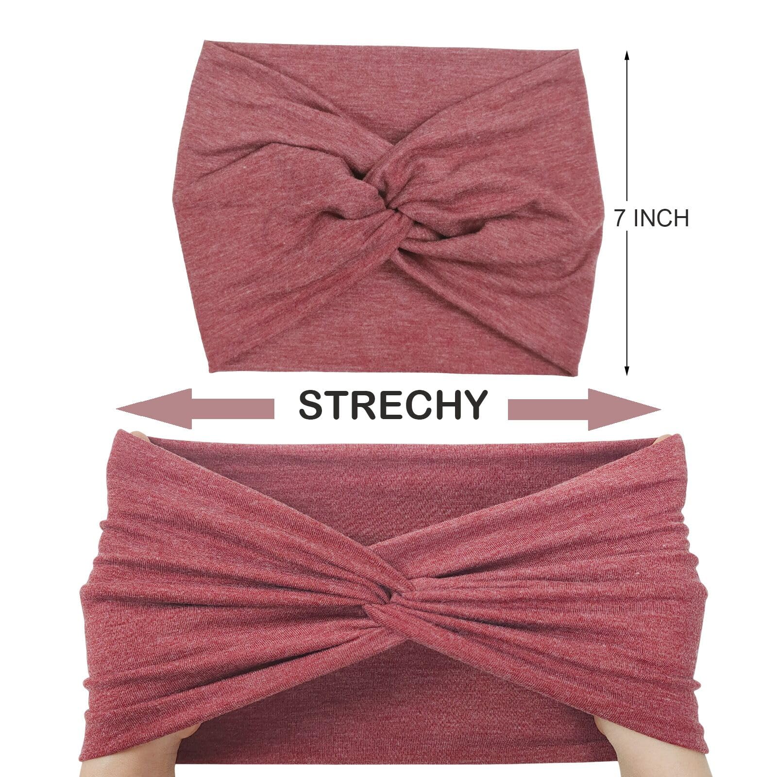YONUF headband in use during yoga demonstrating sweat control