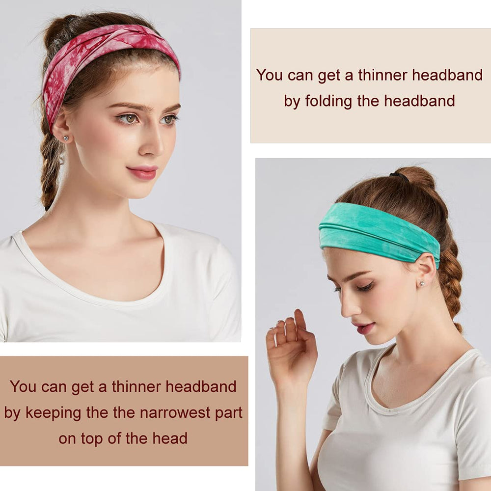 YONUF headband next to hand to show scale and one-size fit ease