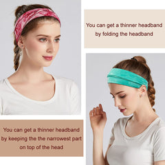 YONUF headband next to hand to show scale and one-size fit ease