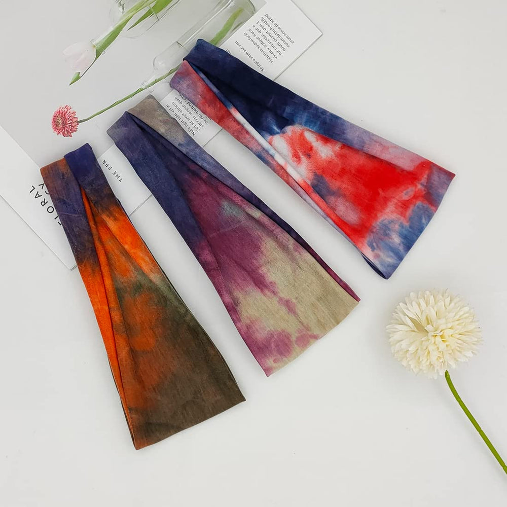 YONUF headband beside ruler displaying stretchable size and fit