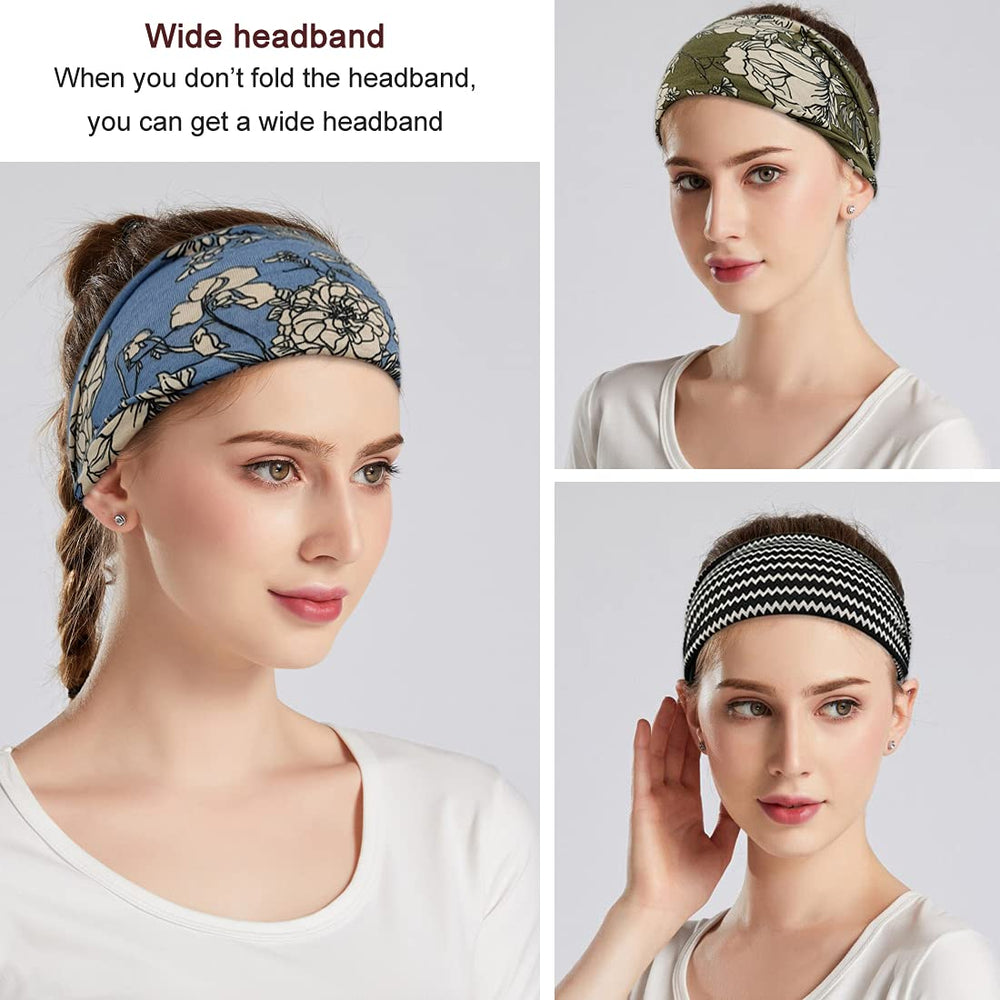 YONUF headband beside ruler showing measurements and reliable one-size fit