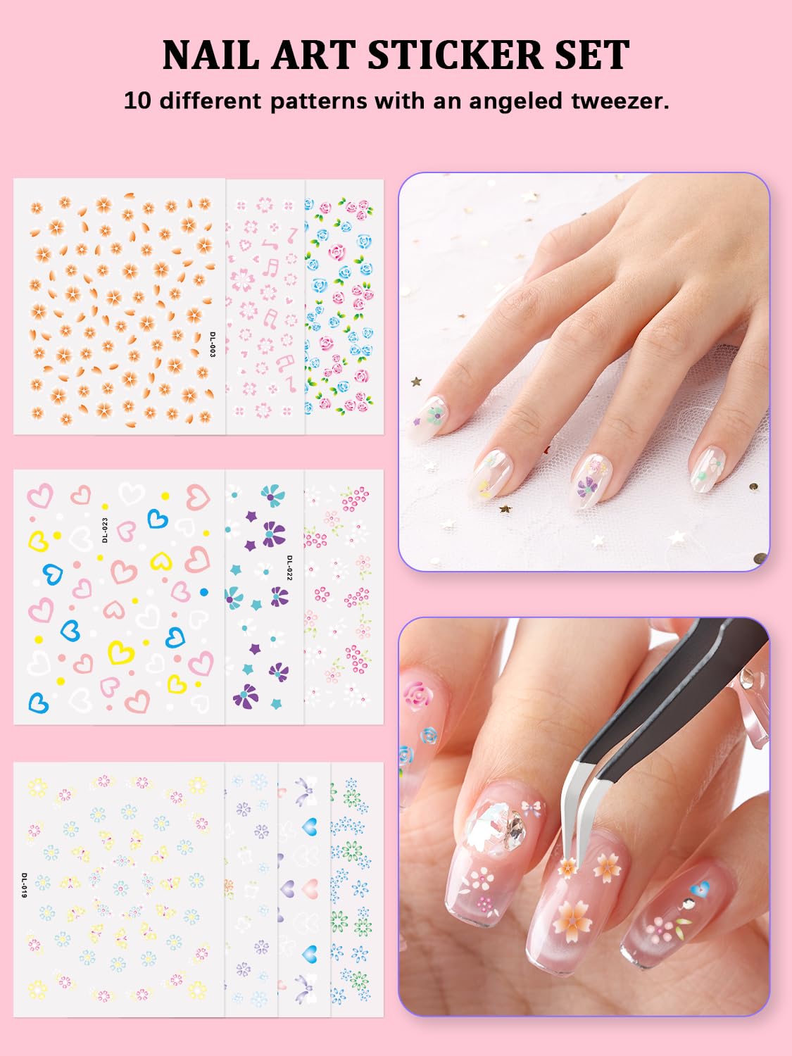 YOOVR charms and rhinestones sorted in trays for fast 3D decoration