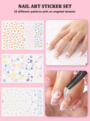 YOOVR charms and rhinestones sorted in trays for fast 3D decoration