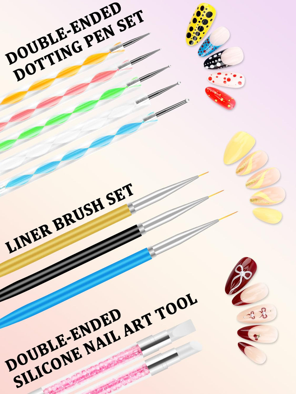 YOOVR chrome powders with sponge applicators for quick mirror finishes