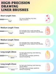 YOOVR silicone embossing pen tip close-up for crisp textured nail patterns