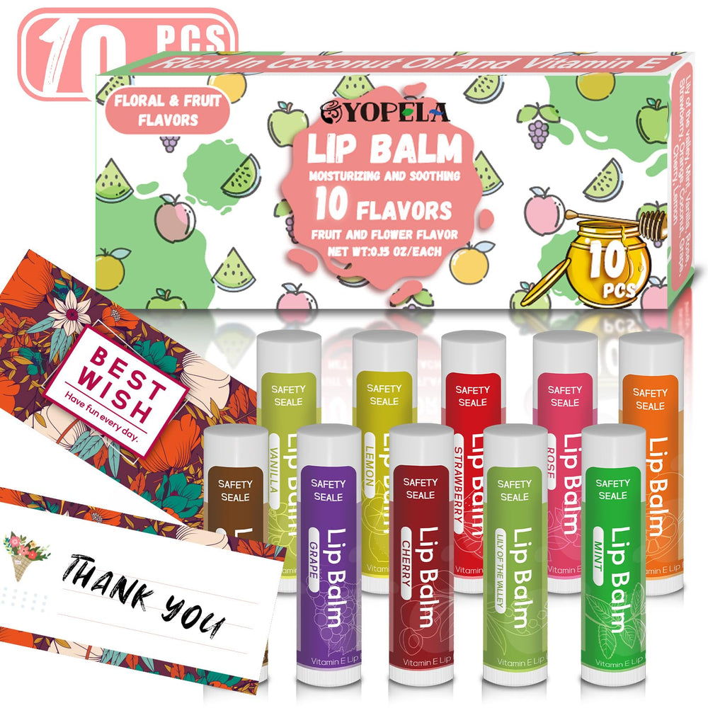 Yopela front packaging showing 10-pack assortment and gifting convenience