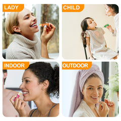 Yopela tube label detail showing ingredient callouts and natural formulation