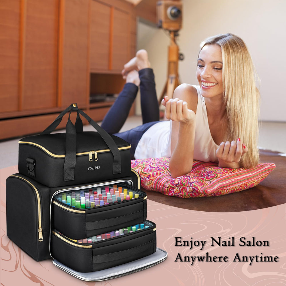 YOREPEK in a salon lifestyle scene showing portability and professional use
