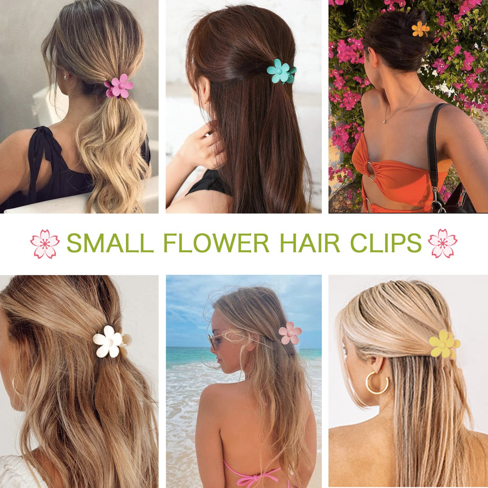 YosaiHom mini clips used in half-up hairstyle offering discreet hold