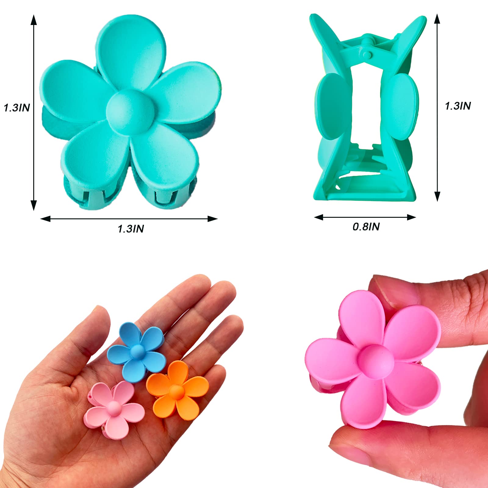 YosaiHom clips held in hand for scale showing compact 1.37 inch size