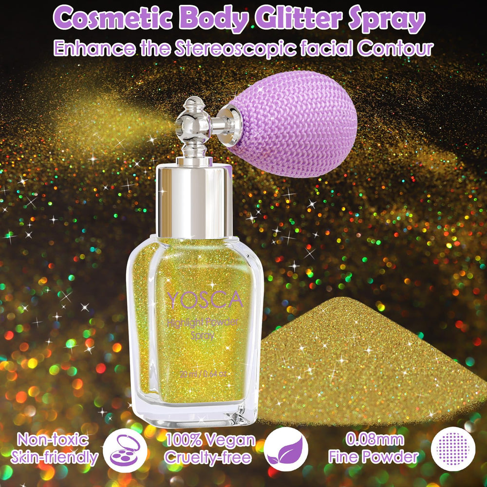 Yosca close-up of holographic shimmer texture delivering multi-color reflection
