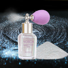 Yosca glass bottle front showing elegant vintage-inspired design and easy spritz