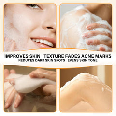 YOSEGOOTER lather in hand demonstrating gentle cleansing action