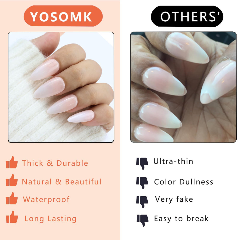 YOSOMK packaged kit contents including glue and adhesive tabs for convenience