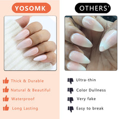 YOSOMK packaged kit contents including glue and adhesive tabs for convenience