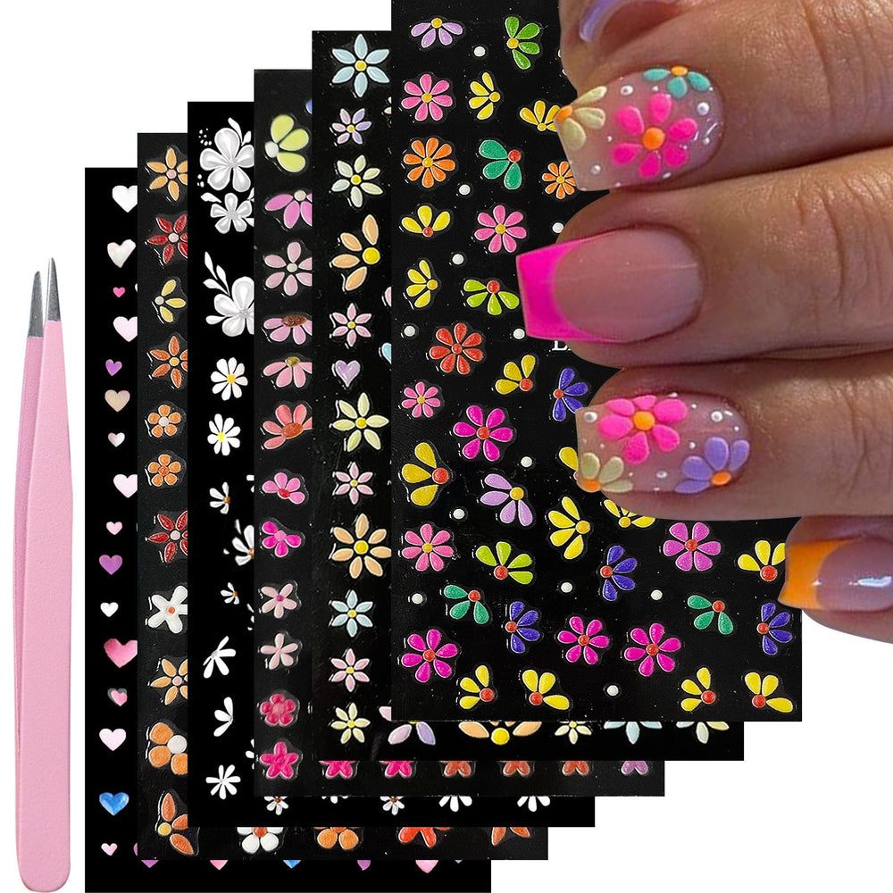 YOSOMMK front packaging showing six sheets and tweezer, easy home use