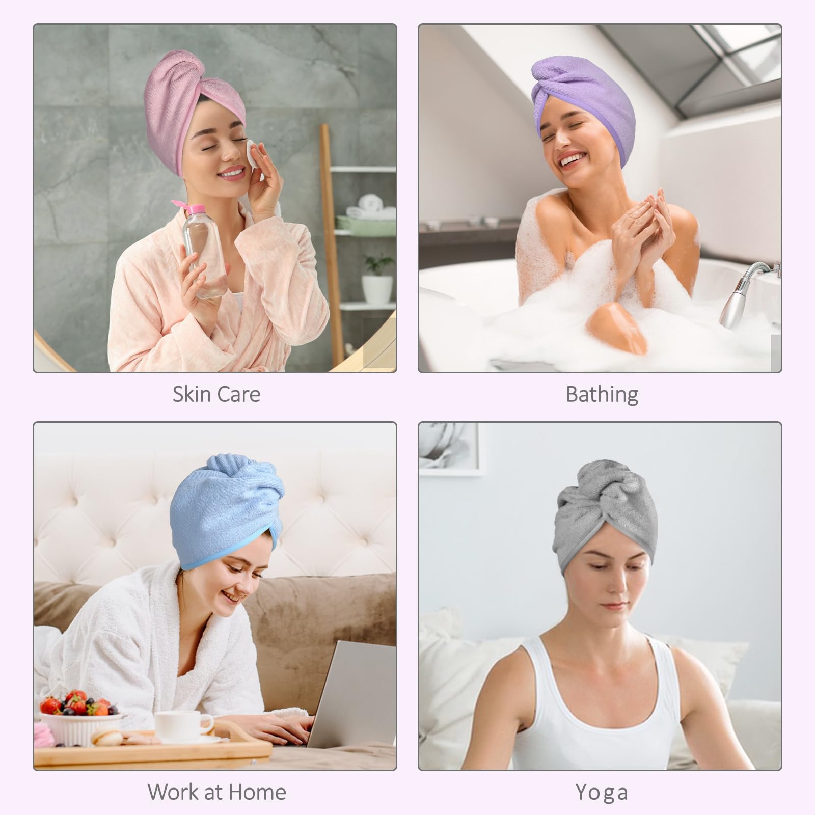 YoulerTex towel beside hand showing 10x26-inch size and scale advantage