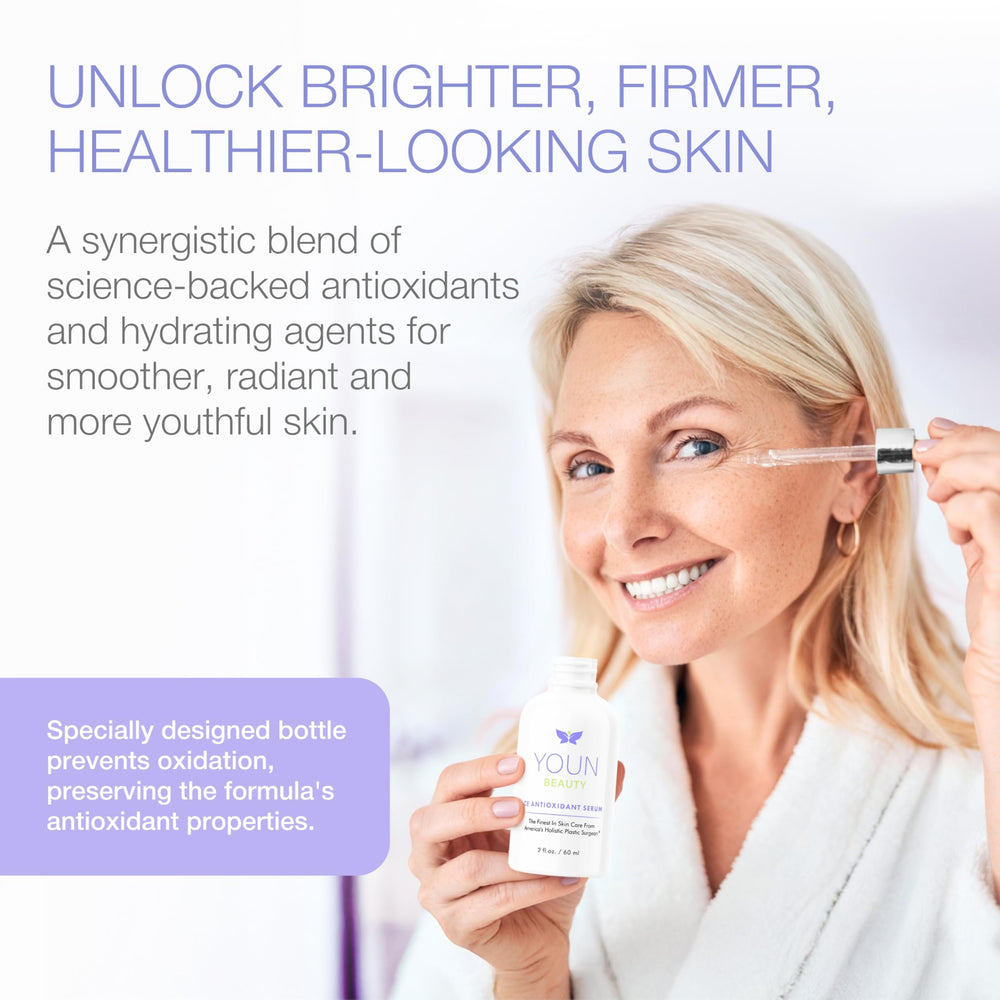 YOUN Beauty opaque glass detail preserving potency for longer shelf life