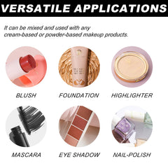 YOUNG VISION mixing into foundation demonstrates smoother, airbrushed finish
