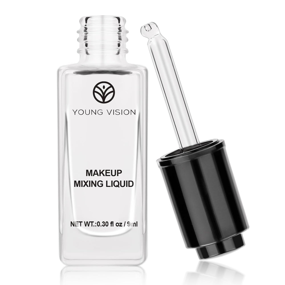 YOUNG VISION front packaging showing product and clear bottle benefit travel-ready