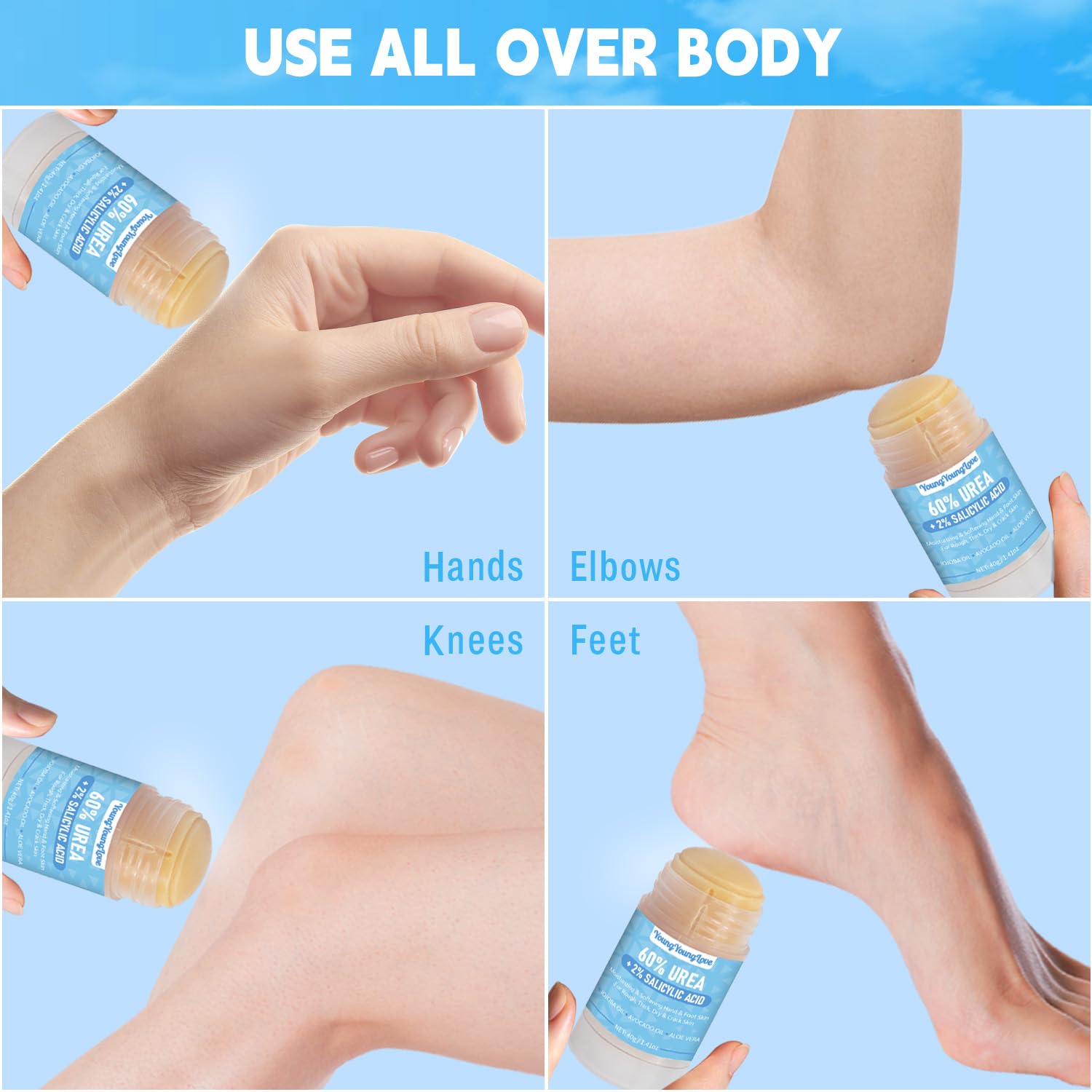 YOUNGYOUNGLOVE stick applicator extended for precise spot treatment