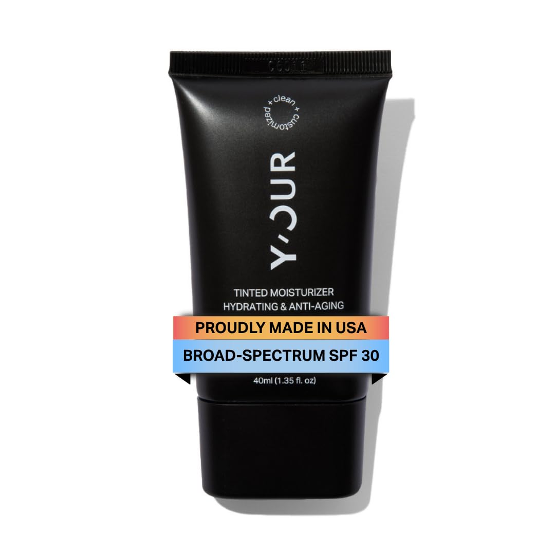 Y'OUR front tube view showing size and SPF 30 protection benefit