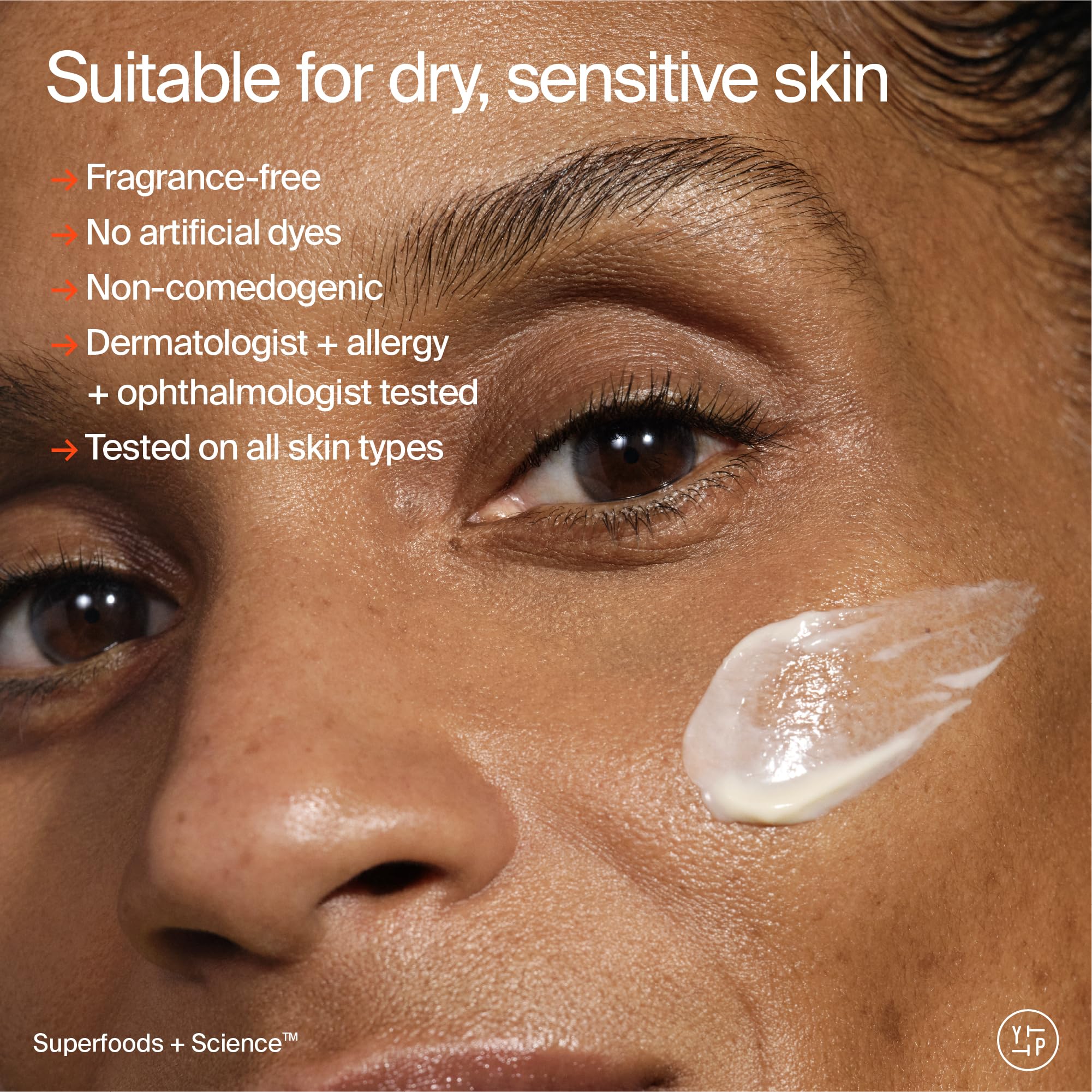 Youth To The People in bathroom routine showing layering with sunscreen