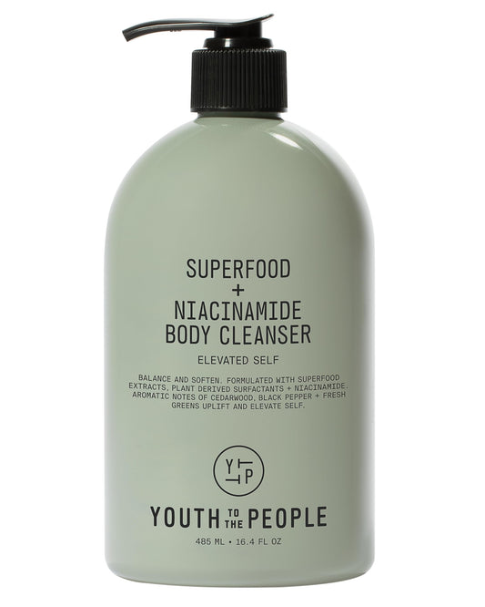 Youth To The People front bottle shot showing clean design and benefits