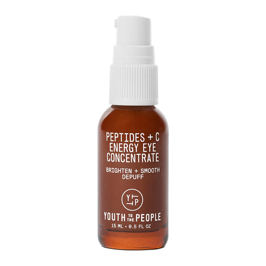 Youth To The People front bottle view showing compact eye concentrate, quick brightening