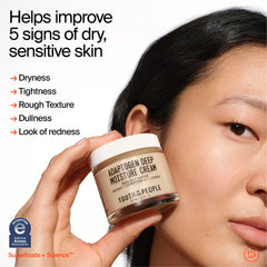 Youth To The People cream being dispensed demonstrating easy absorption