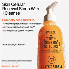 Youth To The People gel texture close-up demonstrating gentle exfoliating consistency