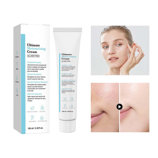 Youthful Formula Ultimate cream texture close-up illustrating lightweight, fast-absorbing texture for smooth application