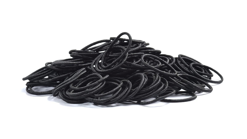 YOUXUAN close-up of elastic texture, soft polyester wrap protects hair