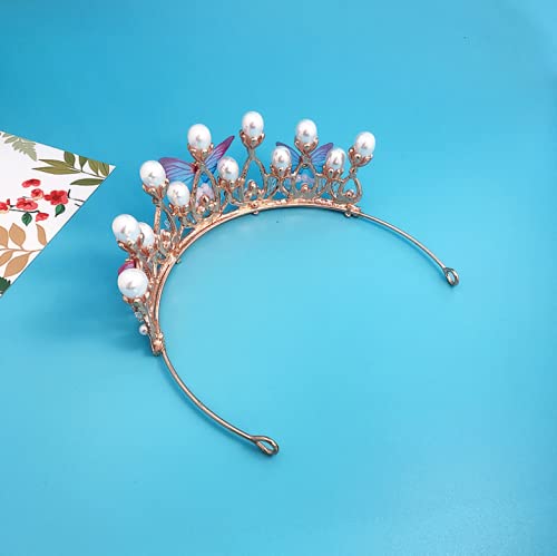 YOVECATHOU crown beside ruler showing 14 cm diameter and included packaging