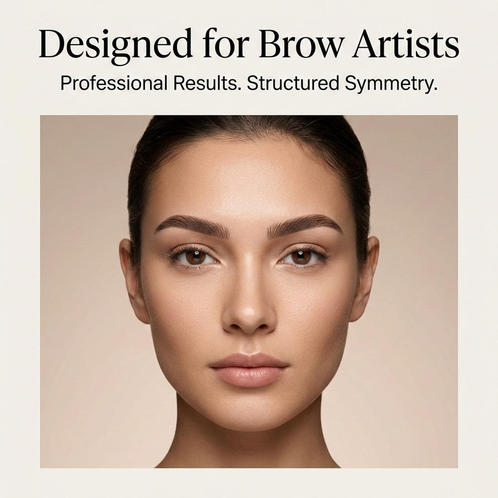 Ysen's kit arranged in a salon setting demonstrating professional-ready workflow