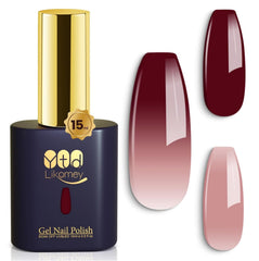 YTD Likomey bottle front view showing dual-tone gel polish benefits