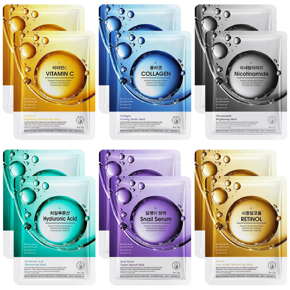 YTRAJU front packaging showing 12-pack set and ingredient icons for convenience