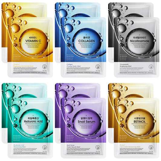 YTRAJU front packaging showing 12-pack set and ingredient icons for convenience