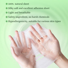 YTRAJU mask in use on face demonstrating calming and pore-fit