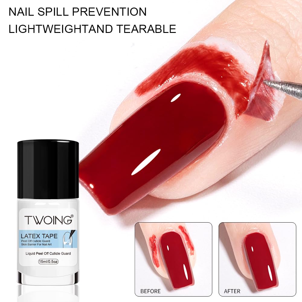 YTRUNS TWOING used with stamping kit to prevent polish stains