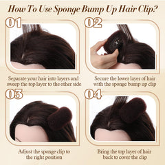 Yuanan bridal updo with bump clip delivering elevated crown and elegance