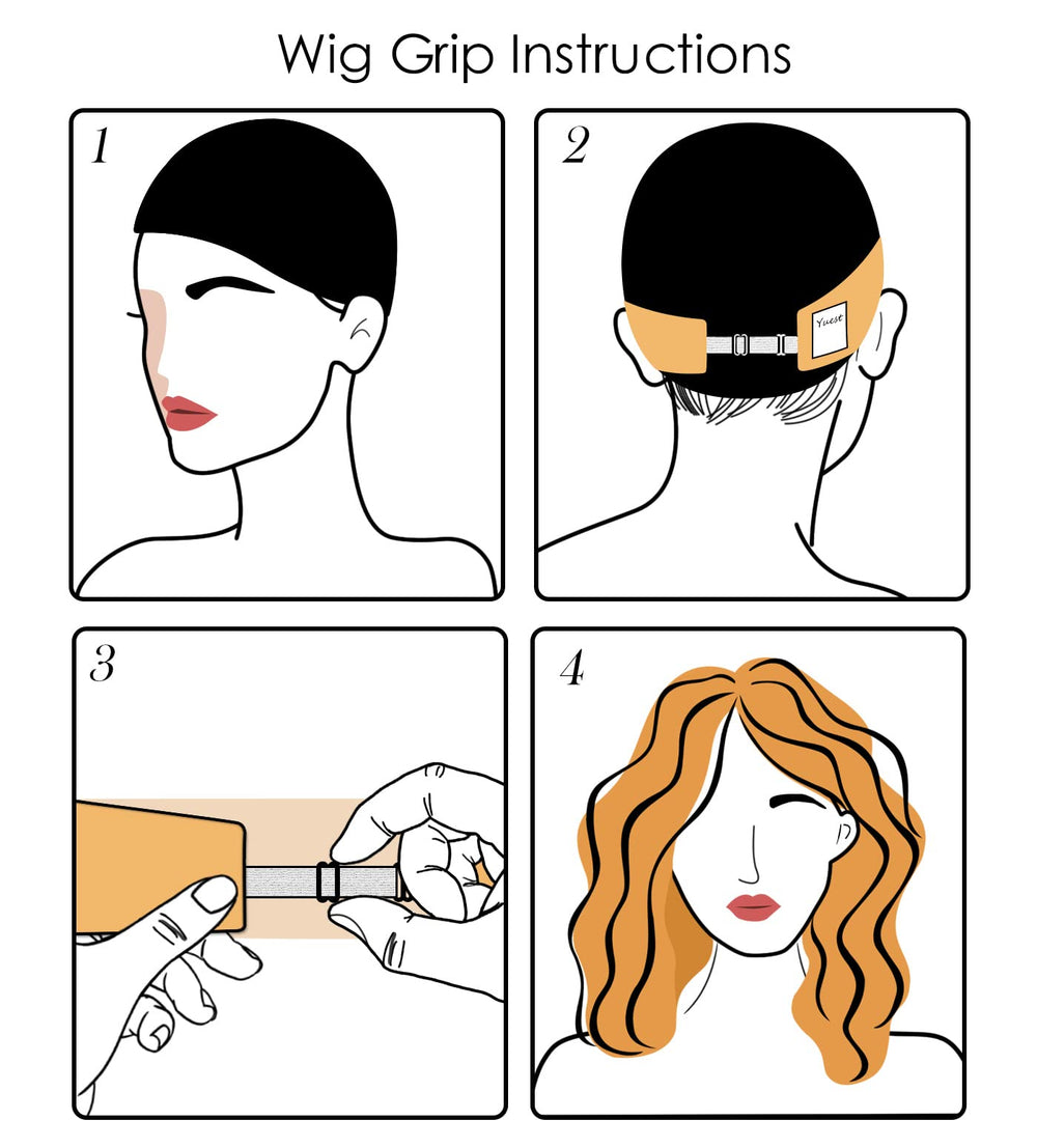 Yuest wig cap and included two-pack showing convenience and value