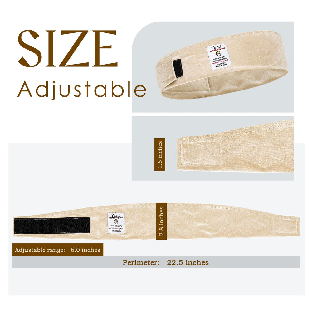 Yuest Velcro detail showing looped grip that protects hair