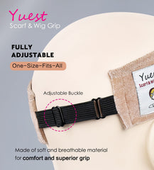 Yuest worn under a lace-front wig showing stable everyday wear