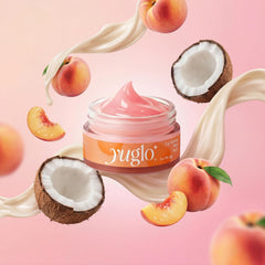 YuGlo before and after lips comparison showing improved softness and smoothness