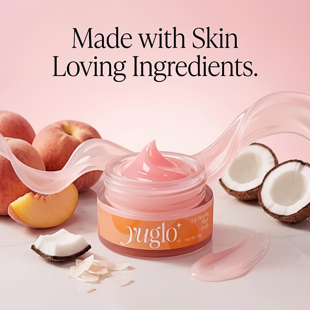 YuGlo open jar texture close-up showing creamy mask for visible hydration
