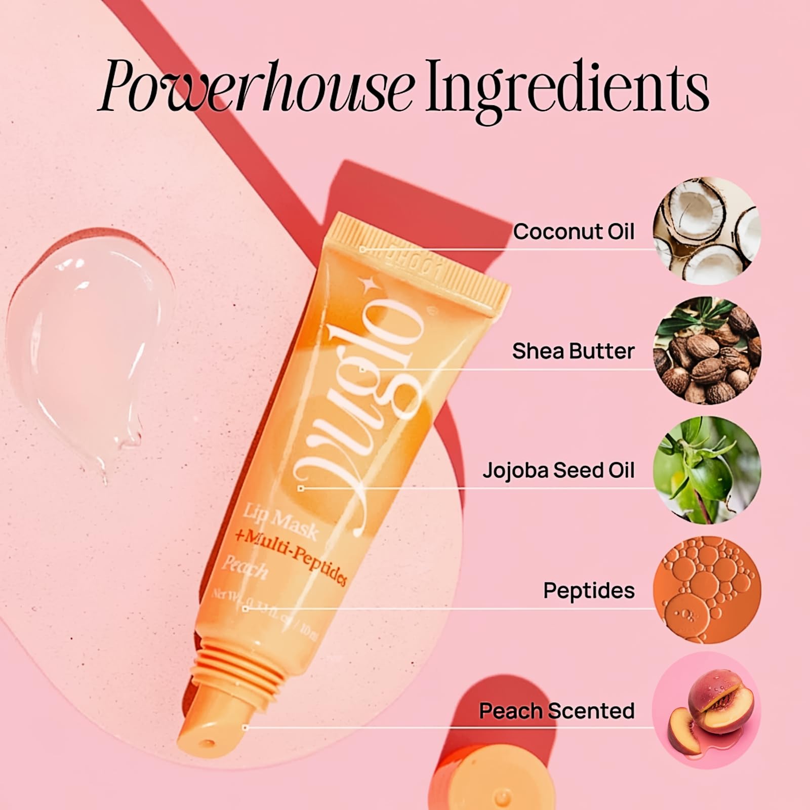 YuGlo balm texture close-up highlighting silky consistency and quick glide