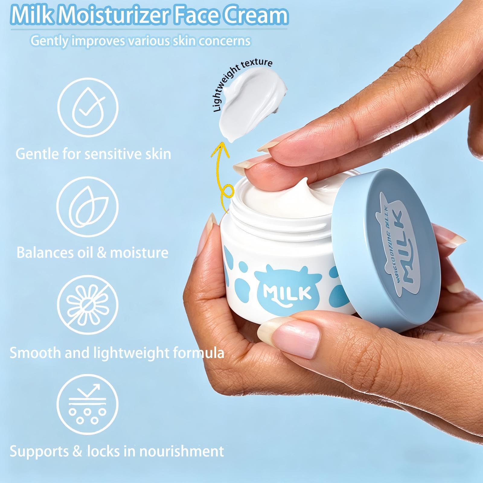 Yulight placed on nightstand to illustrate simple evening moisturizing routine