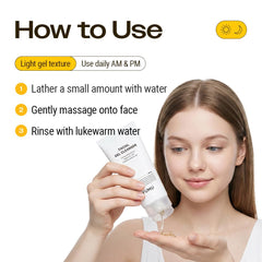 YUMU label close-up listing ceramide and hyaluronic benefits
